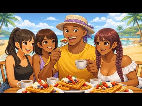 Waffles & Coffee in Thailand 🇹🇭 Beach Café Morning | Life Abroad Q&A