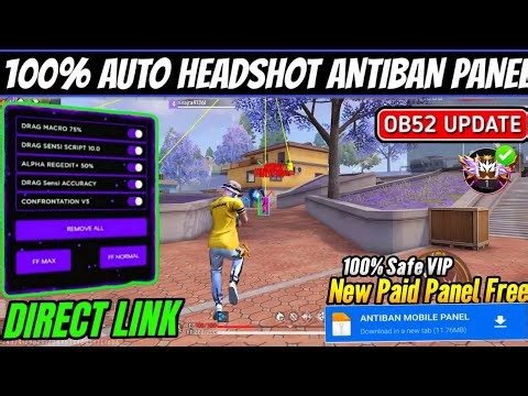 Free Fire Panel Mobile 🔥 FF Antiban Panel OB52 | Free Fire Hack New 😈 FF Injector 2026 | FF Panel 