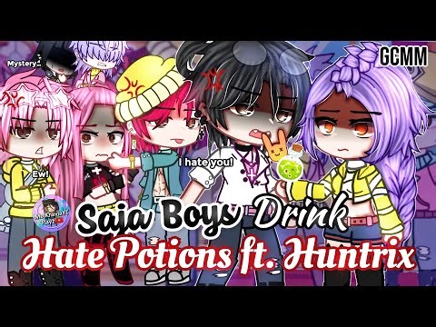SAJA Boys Drink Hate Potions ft. Huntrix | KPOP Demon Hunters | GLMM / GCMM | Gacha Club Mini Movie