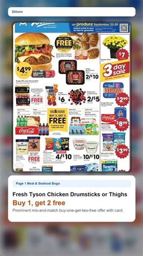 Dillons Weekly Ad (9/23/26 - 9/29/26) Top 5 Deals #shorts