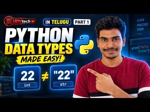Python Data Types Explained with Real-World Examples 🐍 | Part 1 | Python for Beginners