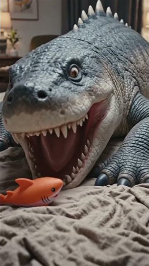 Megalodon tried to eat a baby Meg but the owner scared him away #megalodon