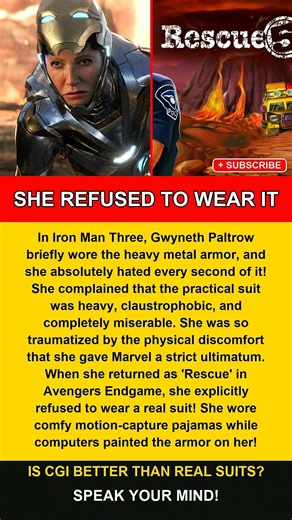 Why Gwyneth Paltrow Quit The Iron Man Suit #shorts