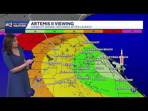 Here's when you'll see and hear NASA's Artemis II launch tonight across Florida