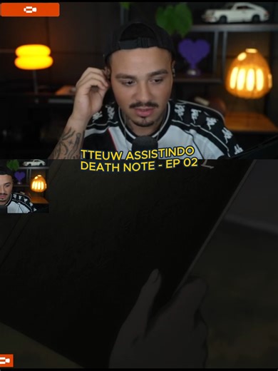 @tteuw assistindo death note, ep 02 #tteuw #cortesdotteuw #deathnote #anime #react