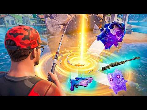 New *GOLD* FISHING LOOT is OP! (Fortnite)