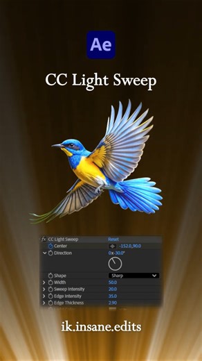 CC Light Sweep Tutorial in After Effects | Create Shine & Highlight Effect