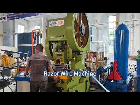 DAPU Razor Wire Machine Reliable Production for High Security Fencing