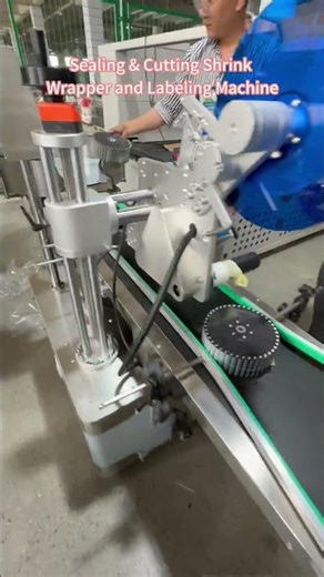 Sealing & Cutting Shrink Wrapper and Labeling Machine | Integrated Packaging Solution