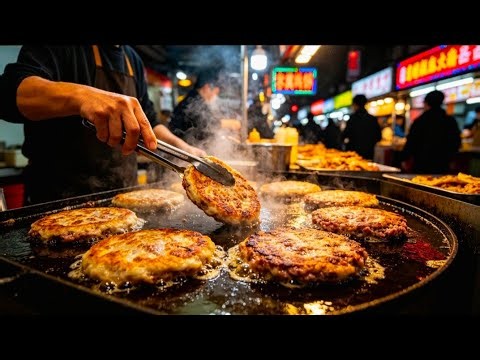 【LIVE】These beef patties are crispy on the outside and tender on the inside—absolutely delicious!