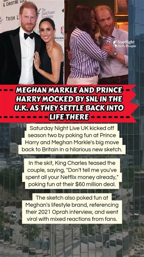 😂 SNL UK Roasts Meghan & Harry's Return 👑