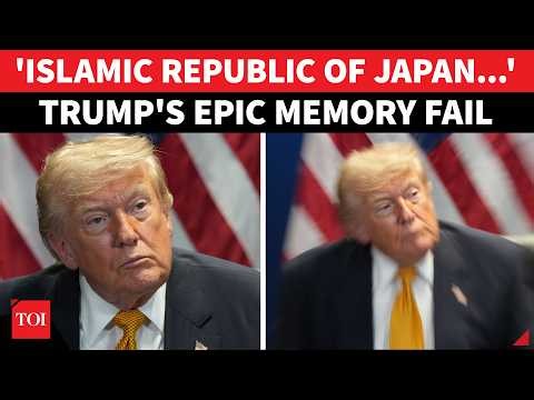 So Shaken By Iran, Mr. President? Trump's 'Islamic Republic Of Japan' Gaffe Goes Viral | Watch