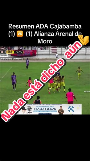 ADA Cajabamba 1-1 Alianza Arenal de Moro – Resumen Copa Perú Etapa Nacional