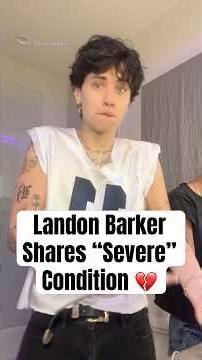 Landon Barker Shares “Severe" Condition #shorts #landonbarker #ocd