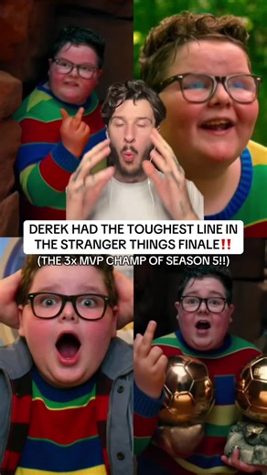 DEREK MVP STRANGER THINGS FINALE! #strangerthings #strangerthings5 #movies #fyp #ifb