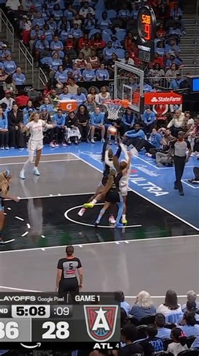 Madina Okot gets tough block on Cotie McMahon and is rewarded