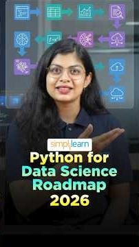 🔥Python for Data Science Roadmap Step-by-Step Guide for 2026 #shorts #simplilearn