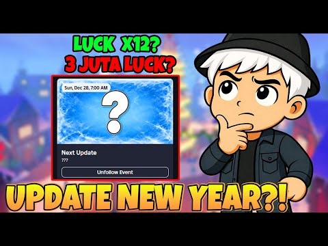 MABAR LUCK X8 MENUJU UPDATE NEW YEAR?! DAN SEMOGA DI KASIH 3 JUTA LUCK DI FISH IT ROBLOX!