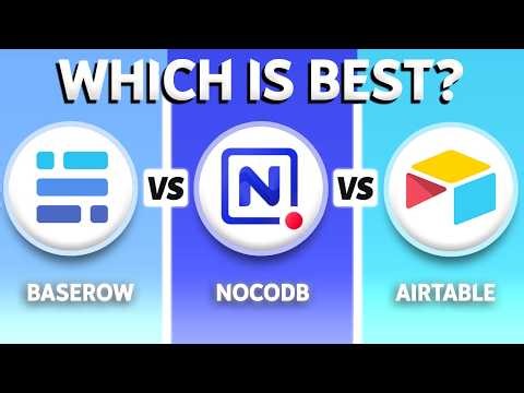 Baserow vs NocoDB vs Airtable (2026) - Which One Is BEST?