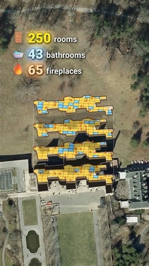 The biggest house in USA once was bigger than Atlanta 🏰🤯 #shorts #geography #usa