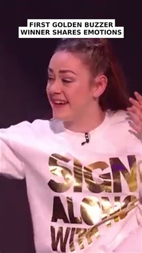 First Golden Buzzer Winner Shares Emotions