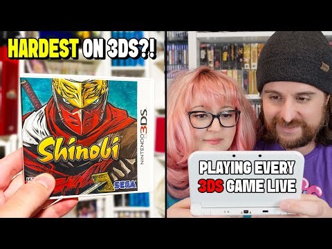 🔴 The HARDEST 3DS Game! - Playing EVERY Physical Nintendo 3DS Game LIVE! (Part 39)