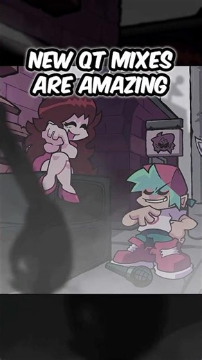 FNF QT REWIRED NEW OBLITERATED MIX #fnf #fnfmod #animation #gaming #shorts