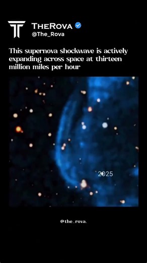 Supernova Shockwave At 13.8 Million MPH!