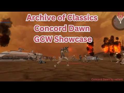 First Time Battlefront 2 Mods! Archive of Classics Concord Dawn GCW Gameplay 1080p