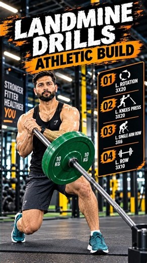 Landmine Workout For Athletic Build And Strength