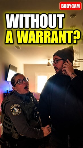 They Tried to Arrest Him Without Showing the Warrant #bodycam #police #shorts