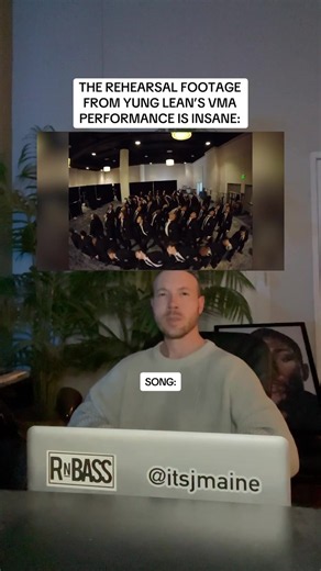 Rehearsal footage for Yung Lean’s VMA performance for Storm with Gener8ion #music #yunglean