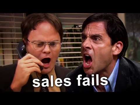 the sales team being bad at their jobs and behaving terribly | The Office US | Comedy Bites