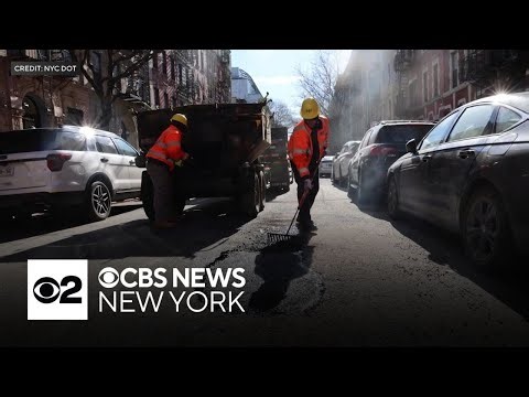 Thousands of potholes filled across NYC during weekend blitz