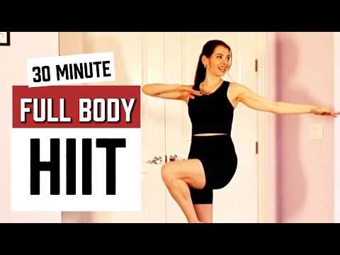 30 Minute Full Body HIIT Workout | Advanced | 45:15 Intervals | No Equipment