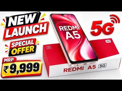 New 5G Mobile 2026⚡Redmi A5 5G unboxsing⚡Best 5G Smartphone 2026⚡Jio Phone 3 unboxsing 