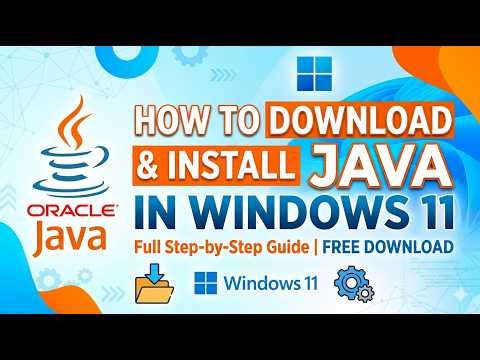 How to Download and Install Java on Windows 11 [2026 Update] | The EASIEST Way to Install Java JDK
