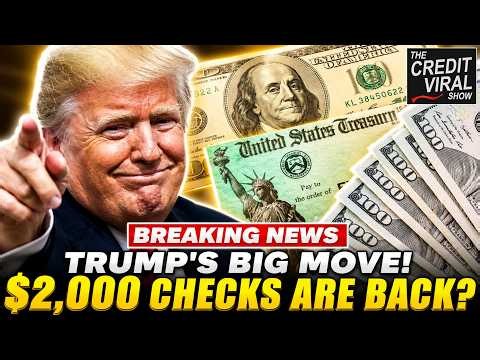 TRUMPS BIG MOVE! $2,000 Checks Are BACK? | Tariff Dividend Update