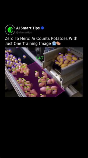 AI • Machine Learning • Tech on Instagram: "The demonstration in this video highlights a massive paradigm shift in computer vision. For years, the industry standard for object detection required thousands of labeled images to achieve high accuracy. This process was expensive, time consuming, and often inaccessible for smaller production lines. What you see here is the power of One Shot Learning. By utilizing advanced feature extraction and matching algorithms, the system can identify and count o