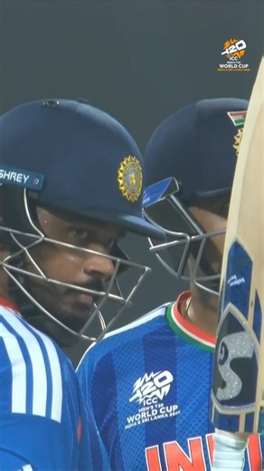 Big stage, big chase, and Sanju Samson brings up a crucial half-century for India 👏 Tune in to watch the #T20WorldCup LIVE action, broadcast details 👉 https://www.icc-cricket.com/tournaments/mens-t20-world-cup-2026/news/all-the-broadcast-details-for-icc-men-s-t20-world-cup-2026 | ICC - International Cricket Council