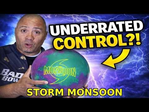 Storm Monsoon Bowling Ball Review | The BEST Control Ball for Medium Oil?! 🌪️🔥