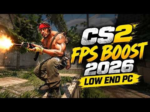 CS2 FPS BOOST 2026 🔥 Best Settings & Optimization for LOW END PC
