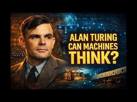 Alan Turing is the man who laid the foundations of artificial intelligence.