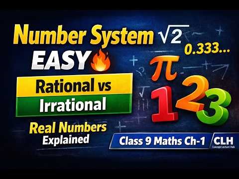 Class 9 Math Chapter 1 Exercise 1.1 | Q1 & Q2 Complete Solution 🔥 | Real Numbers | Urdu/Hindi |lec 1