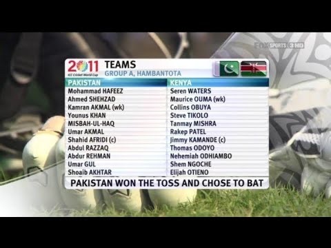 Pakistan vs Kenya - 2011 World Cup | Highlights