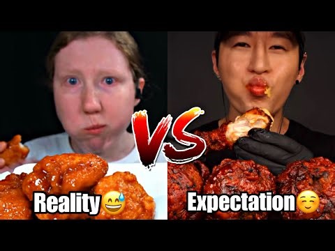 the EXPECTATIONS vs. REALITY of Spicy Chicken Wings🍗🔥