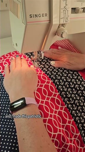 Quilted Patriotic Table Runner - my first quilt project! #quilting #sewing #patriotic