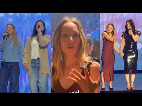Kristen Bell, Idina Menzel's Audio Malfunction During 'Frozen III" At D23