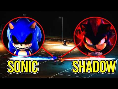 DRONE CATCHES SONIC & SHADOW IN REAL LIFE!! (ON CAMERA)