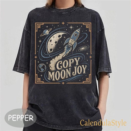 Copy Moon Joy Artemis II Shirt, Lunar Mission Tee, Space Nerd Shirt, Astronomy Tshirt, Moon Mission 2026, Humanity Returns to the Moon Gift - Etsy